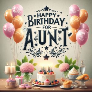 Happy Bday Greeting For Aunt