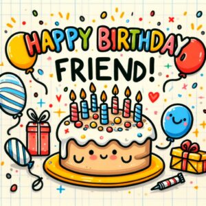 Happy Birthday Cake For Friend 0dd30e47 73a4 440e 9f26 a25e6567f6e1