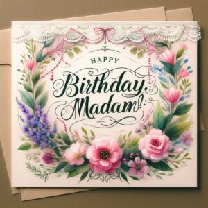 Happy Birthday Cards For Madam Happy Birthday Wishes