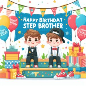 Birthday Cards For Stepbrother Happy Birthday Wishes