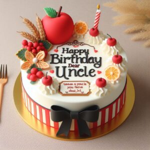 Happy Birthday Cake For Uncle