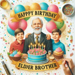 Birthday Cards For Elder Brother Happy Birthday Wishes