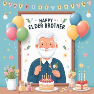 Birthday Cards For Elder Brother Happy Birthday Wishes