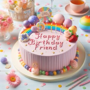 Happy Birthday Cake For Friend bb1a6bb2 97e6 459c b7e7 1b99225a31ba