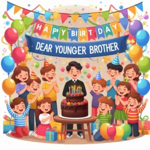 Birthday Card For Younger Brother Happy Birthday Wishes