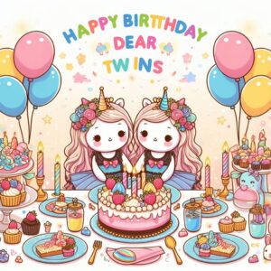 Happy Birthday Cards For Twins Happy Birthday Wishes