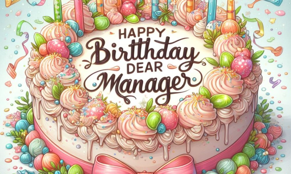 Happy Birthday Cards For Manager
