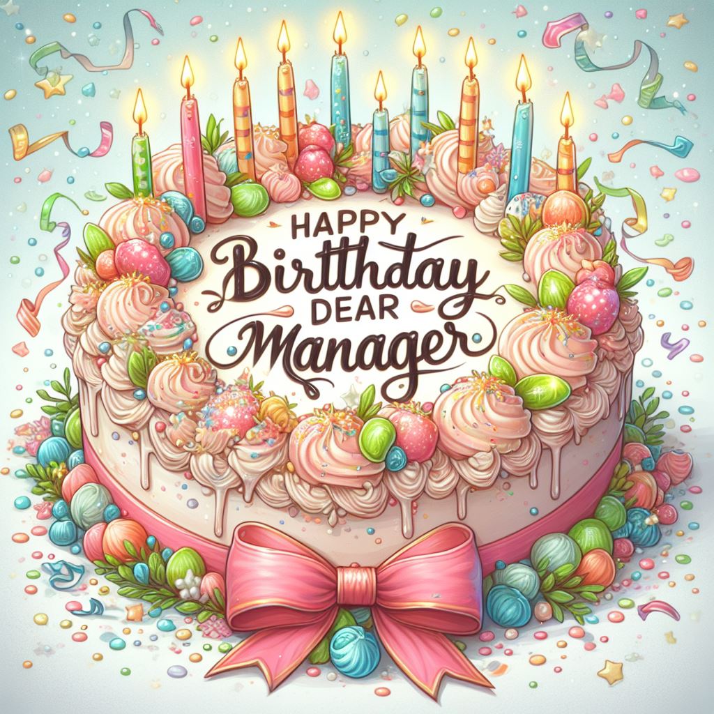 Happy Birthday Cards For Manager