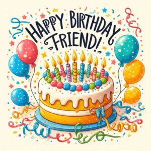 Happy Birthday Cake For Friend f6a07b97 a212 469c b609 5a99576cf6c4