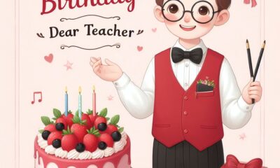 107 Happy Birthday Cards For Teacher