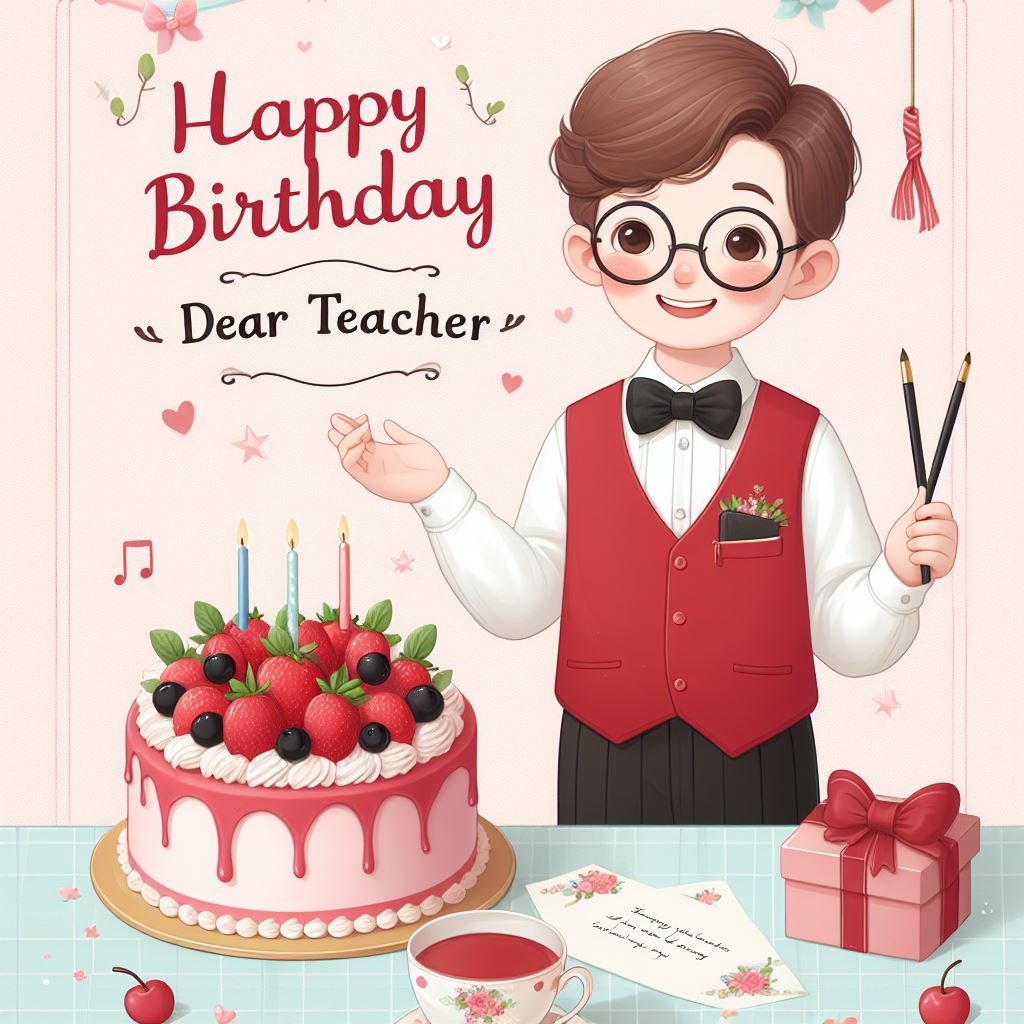 107 Happy Birthday Cards For Teacher