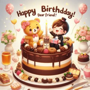 Happy Birthday Cake For Friend 3f4ce3ef e713 405e b3c8 499124f994d0