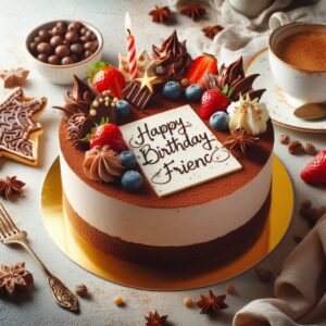 Happy Birthday Cake For Friend 4bb3d2d3 024f 4cb9 b3e1 b0eb817a1b84
