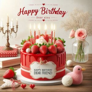 Happy Birthday Cake For Friend a1ea9915 6a49 4ad8 9852 26082386856e