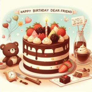 Happy Birthday Cake For Friend a66cc246 5760 4ec9 b99a 94e45812a679