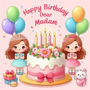 Happy Birthday Cake For Madam Happy Birthday Wishes