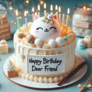Happy Birthday Cake For Friend ac3ab6fc f0ab 4cba 8aca 8af53673f0aa