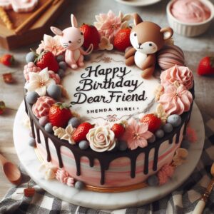 Happy Birthday Cake For Friend acd9d229 c87d 4657 b04f bdcea58d410e
