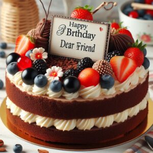 Happy Birthday Cake For Friend bd7d5eee 0d5d 4dcd 804d d13d182b709f