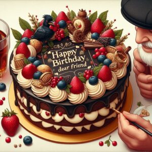 Happy Birthday Cake For Friend caa91cff 68ee 4788 a701 148946ef5d2b