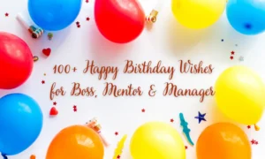 Happy Birthday Wish For Manager