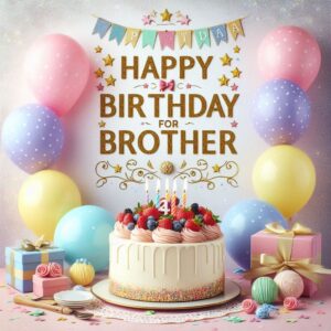 Happy Birthday Wish For Brother