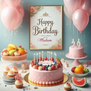 Happy Birthday Quotes For Madam